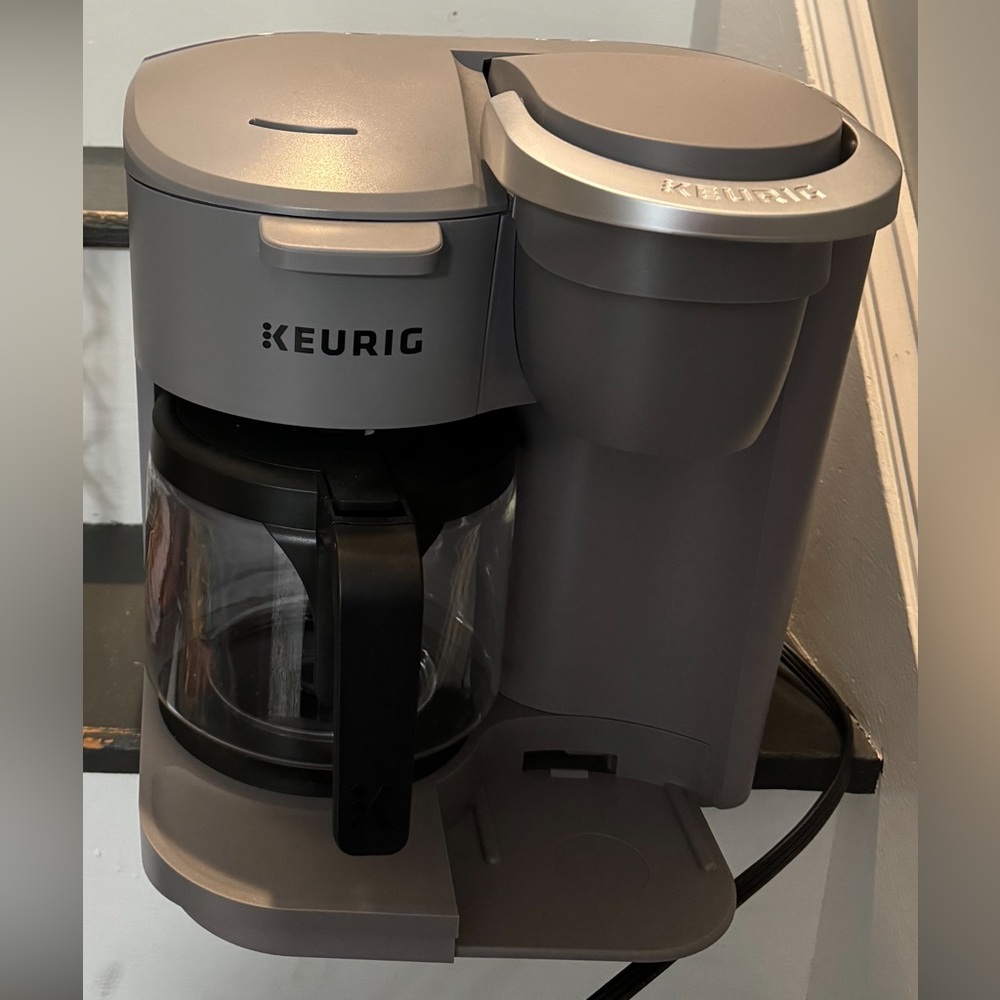 Keurig K-Duo Essentials Moonlight Gray Single-Serve K-Cup Coffee Maker